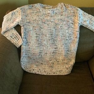 JESSICA SIMPSON Beige MutliColor Sweater Sz Small